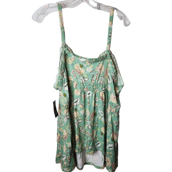 Torrid Supersoft Sweetheart Ruched Babydoll Tank, Hemlock, NWT, 3X - Picture 7 of 7